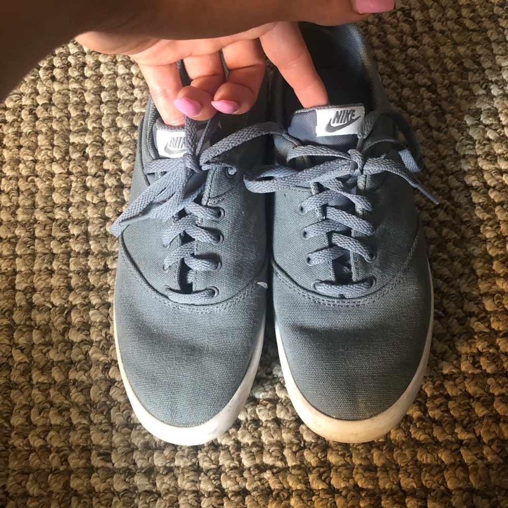 Nike Grey slip on sneakers size 7